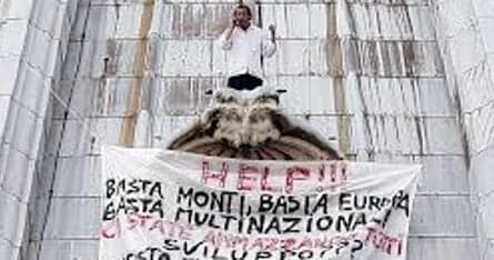 Life on the ledge: Meet Italy's prolific protester