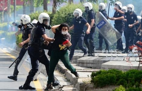 Germany slams Turkish violence as 'shocking'