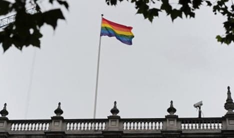 British embassy flies flag for gay pride in France