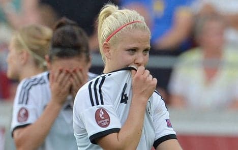 First Euro defeat for female footie team