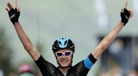 Tour de France: Britain's Froome wins stage 8