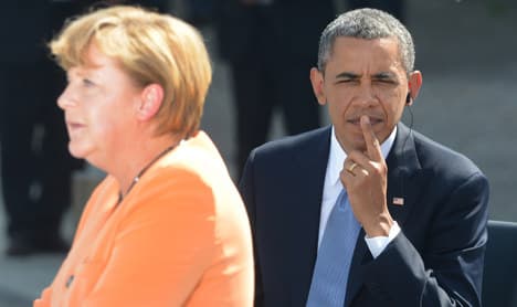 Merkel and Obama talk spy scandal concerns