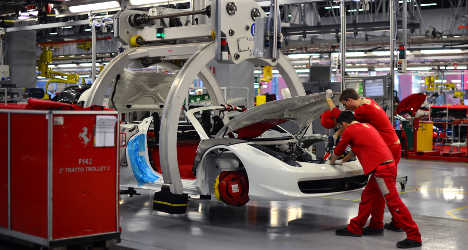 Surprise rise in Italy's industrial output
