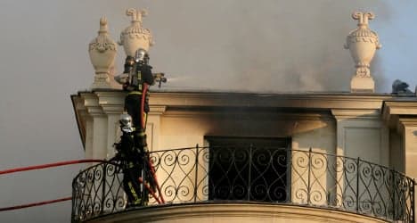 Qatari sheikh vows to restore fire-hit mansion