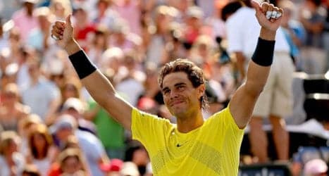 Nadal routs Raonic to take third Canada title