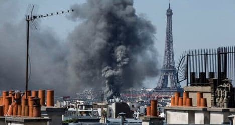 IN IMAGES: Huge blaze hits Paris mansion