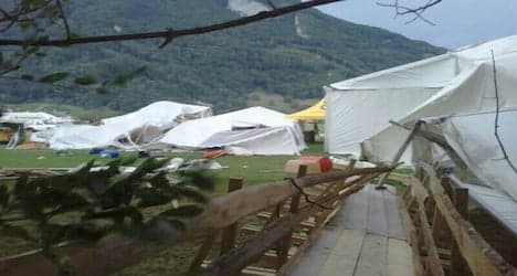 Man killed by falling tree amid Swiss storm havoc