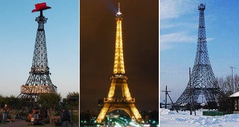 Spot the difference: Ten real Eiffel Tower replicas