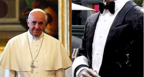 What will the Pope's butler see?