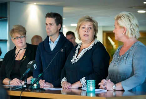 Leaders consult parties over Norway government