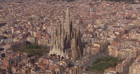 VIDEO: See Barcelona's 'finished' Sagrada Familia