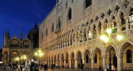 French accused over Venetian palace damage
