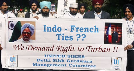 Sikhs want freedom from France's secular laws