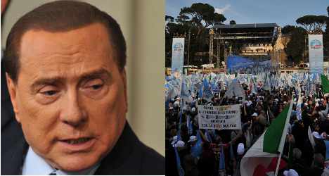 Italy divided over Berlusconi politics ban