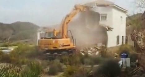 Home demolition video sparks expat outrage