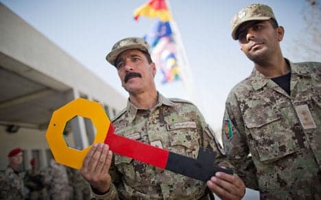 Germany hands Kunduz camp to Afghan security