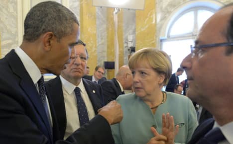 Merkel: Spying among allies 'not on'
