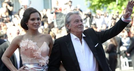 French movie star Delon in Miss France bust-up