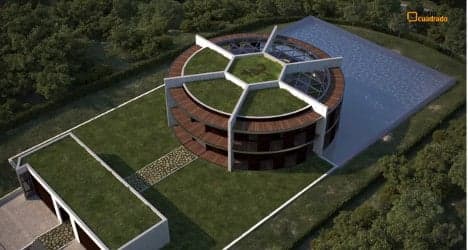 Spaniard designs Messi football-shaped home
