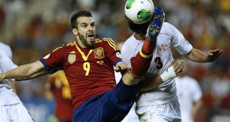 On form Negredo guides Spain to World Cup