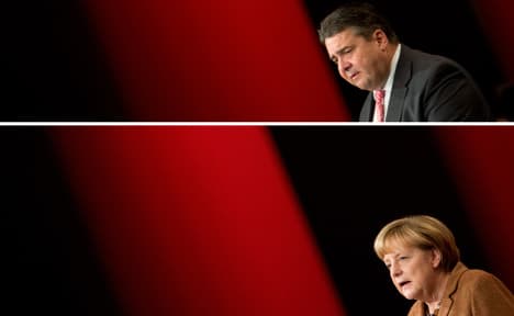 SPD leaders agree to Merkel coalition talks