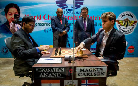 Anand and Carlsen set for world chess battle