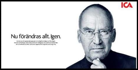 'Steve Jobs' ad causes Swedish Twitter storm