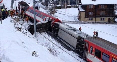 Mountain train collides with van in Valais