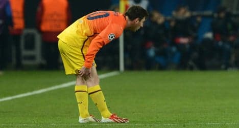 Injury to sideline Messi for six to eight weeks