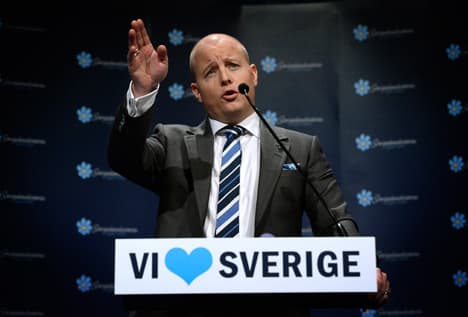 Top Sweden Democrat: critics hurt democracy