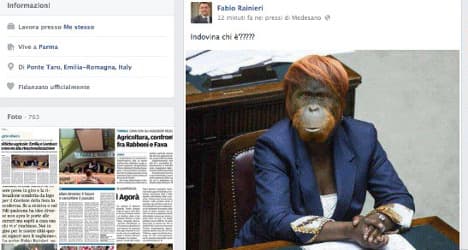 Outrage over 'Kyenge' monkey Facebook post