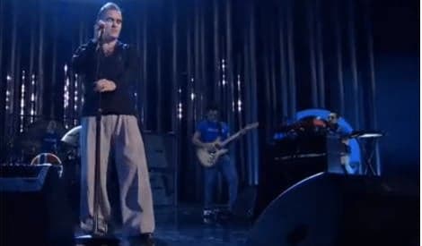 VIDEO: Morrissey's Nobel trouser controversy