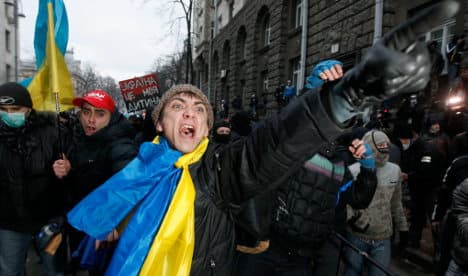 Germany backs Ukraine's 'impressive' protests