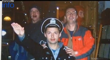 Brit faces fine over Nazi outfit at Alps stag party
