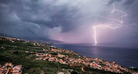 In Pictures: Wild storm hits Canary Islands