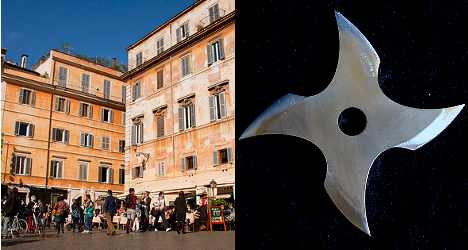 'Black Count' in Rome ninja star attack