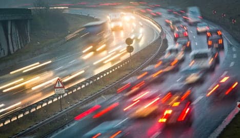 Parked car rolls 200 metres onto motorway