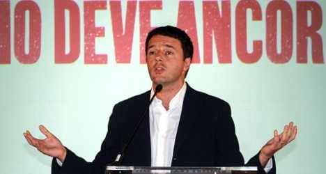 Renzi confirmed as Italy's new centre-left leader