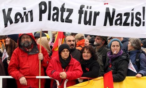Protesters fined €200 for blocking neo-Nazi demo