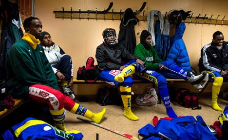 Germany slams Swedish Somali bandy team