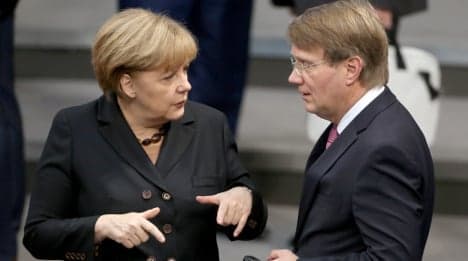 Train job for Merkel ally turns to satire