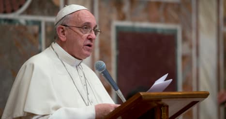 Pope Francis evokes refugee 'suffering'