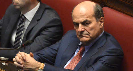 Ex-leader Bersani suffers brain haemorrhage