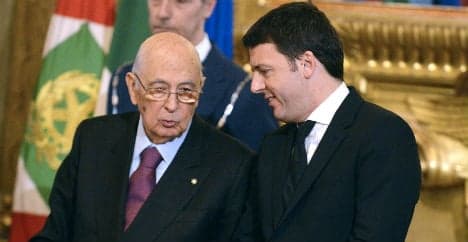 Italy's youngest-ever PM Matteo Renzi sworn in