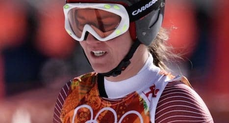 Swiss tops Olympic downhill training run