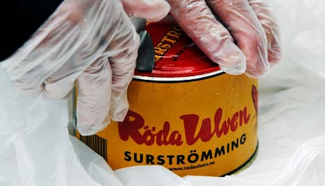 Swedish expert 'disarms' 25-year-old herring tin