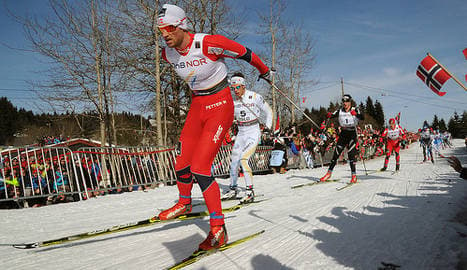 Fallen star Northug drops out of 15km race