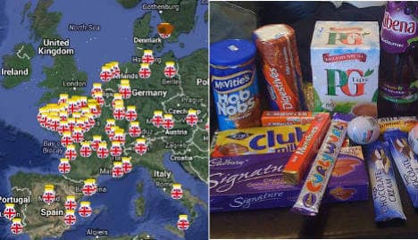 Global 'British grub' map to satisfy expat cravings