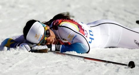 Sweden's Charlotte Kalla takes second Sochi silver