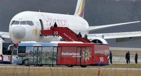 Ethiopia probes co-pilot of hijacked plane